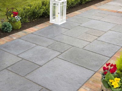 Natural Stone Patio in Somerset