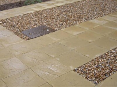 Natural Stone Patio in Somerset